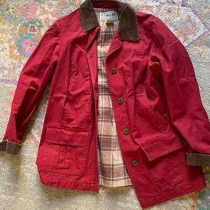 Ll Bean vintage red jacket